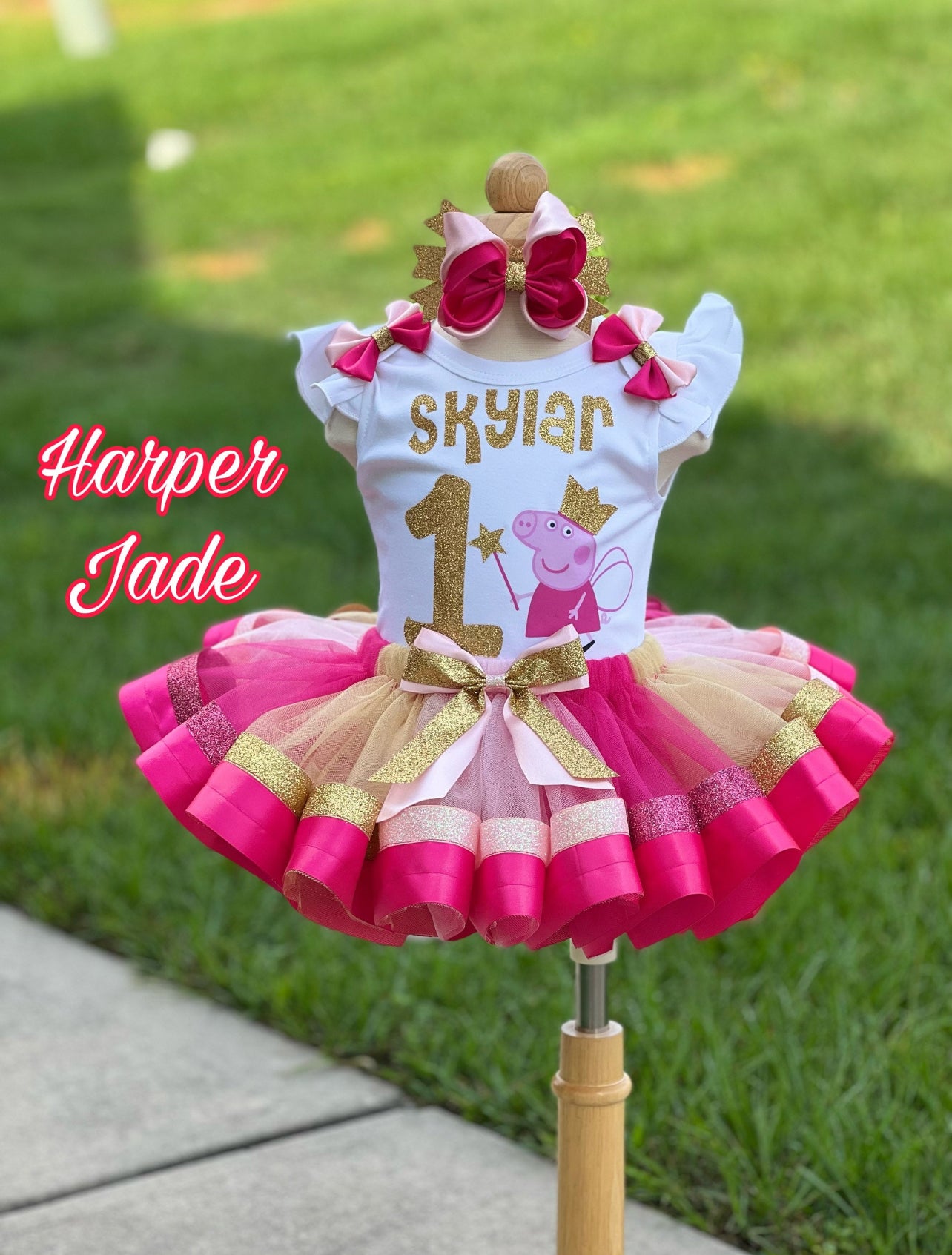 Peppa Pig Ribbon Tutu