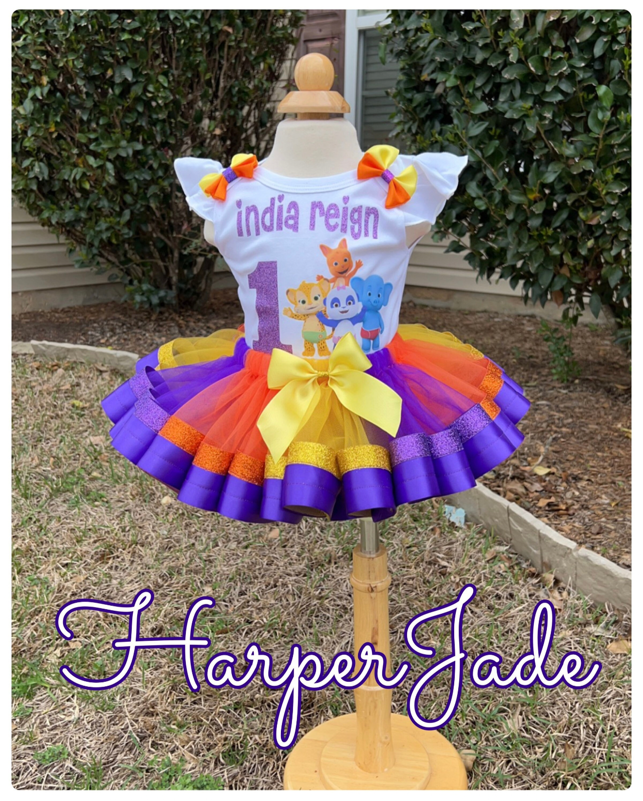 Word Party Ribbon Tutu